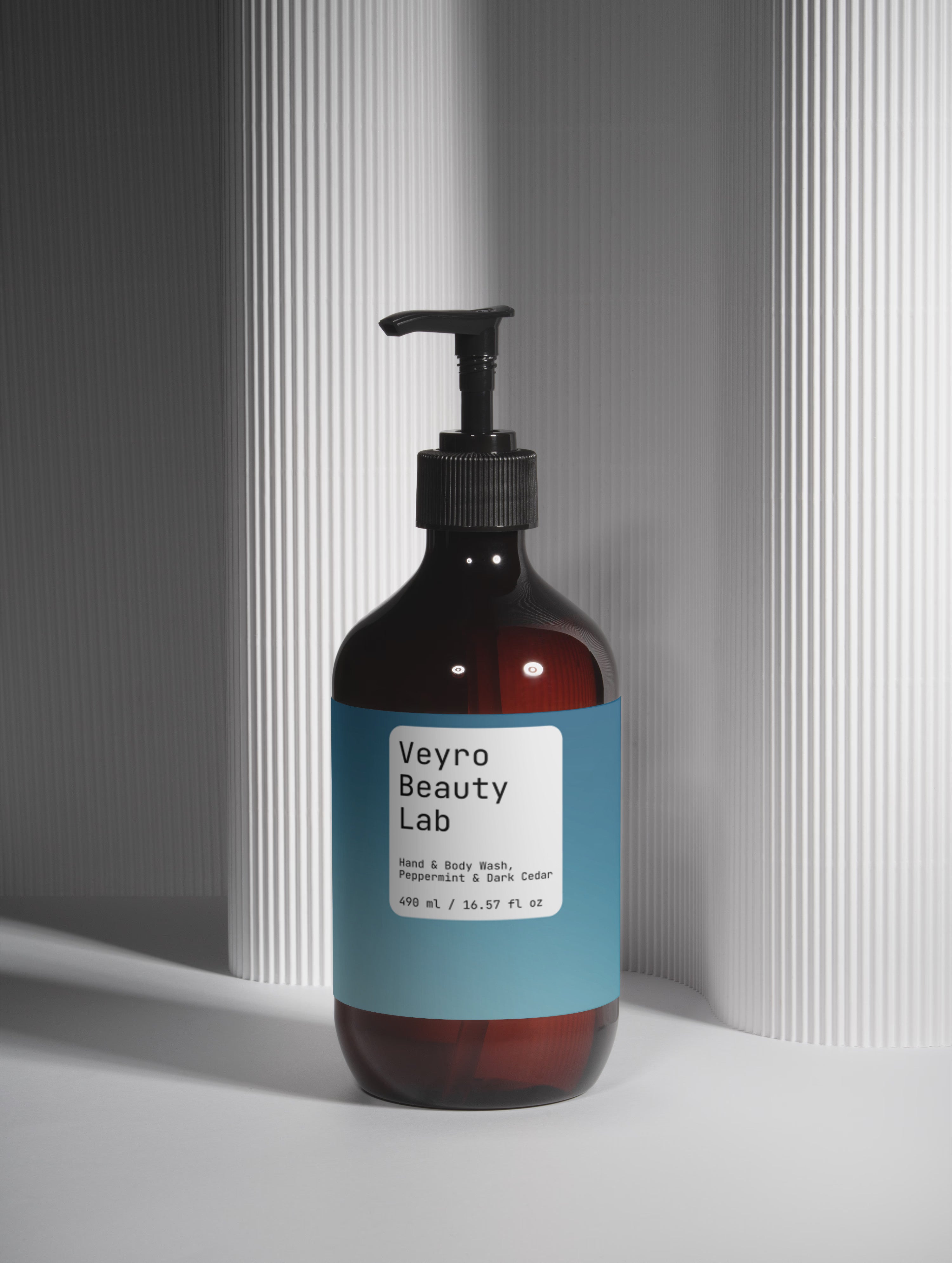 Hand & Body Wash, Peppermint & Dark Cedar